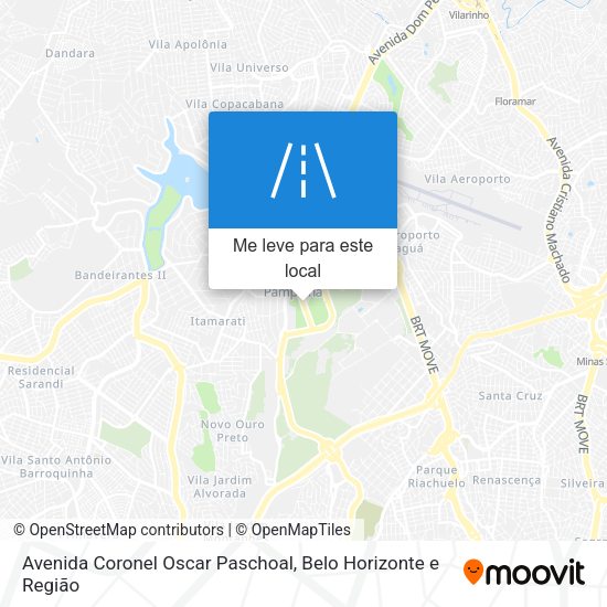 Avenida Coronel Oscar Paschoal mapa