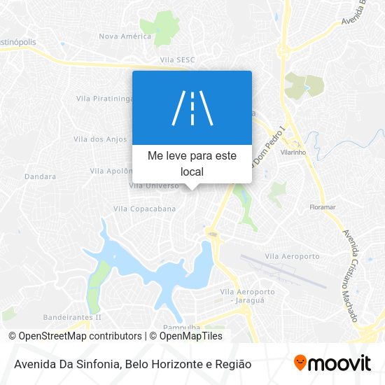 Avenida Da Sinfonia mapa