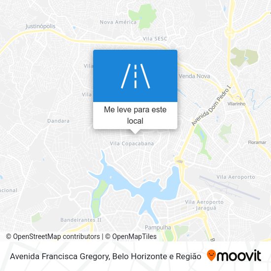 Avenida Francisca Gregory mapa