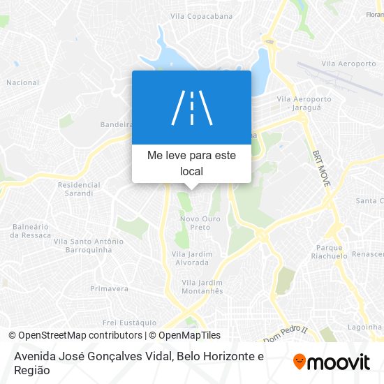 Avenida José Gonçalves Vidal mapa