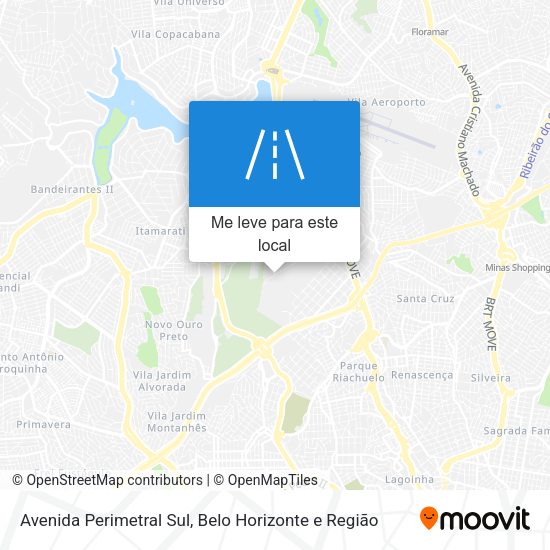Avenida Perimetral Sul mapa