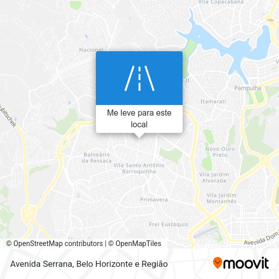 Avenida Serrana mapa
