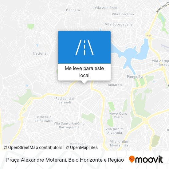 Praça Alexandre Moterani mapa