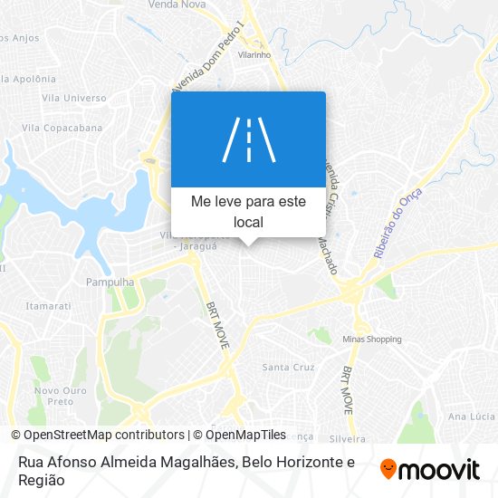 Rua Afonso Almeida Magalhães mapa