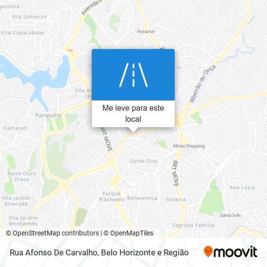 Rua Afonso De Carvalho mapa