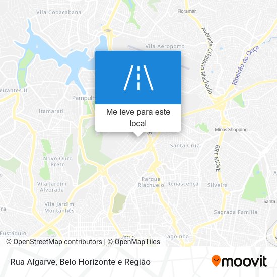 Rua Algarve mapa