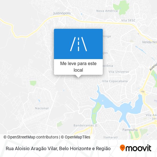 Rua Aloisio Aragão Vilar mapa