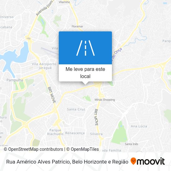 Rua Américo Alves Patrício mapa