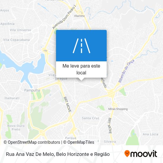 Rua Ana Vaz De Melo mapa