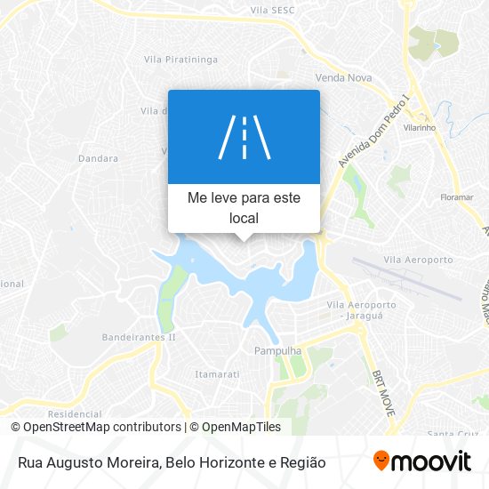 Rua Augusto Moreira mapa