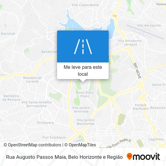 Rua Augusto Passos Maia mapa