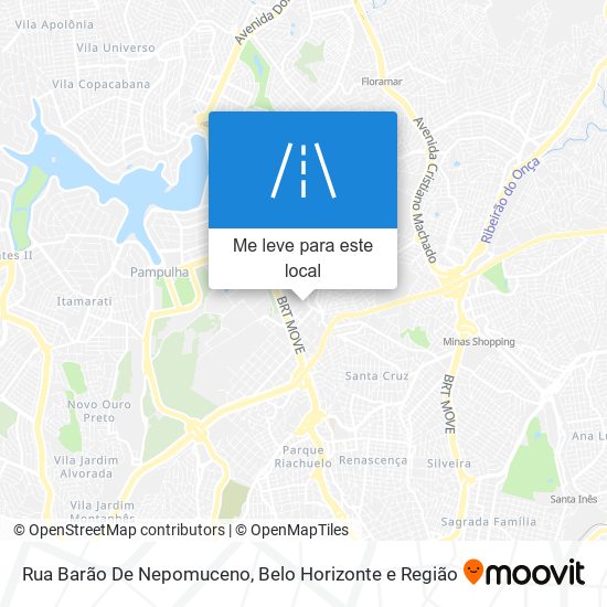 Rua Barão De Nepomuceno mapa