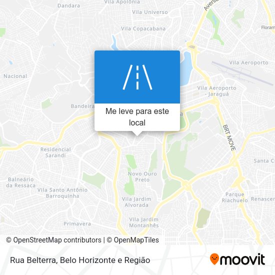 Rua Belterra mapa