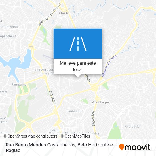 Rua Bento Mendes Castanheiras mapa