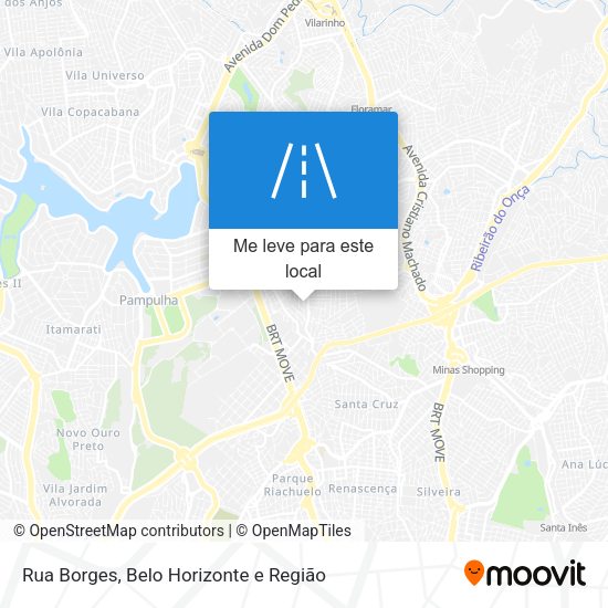 Rua Borges mapa