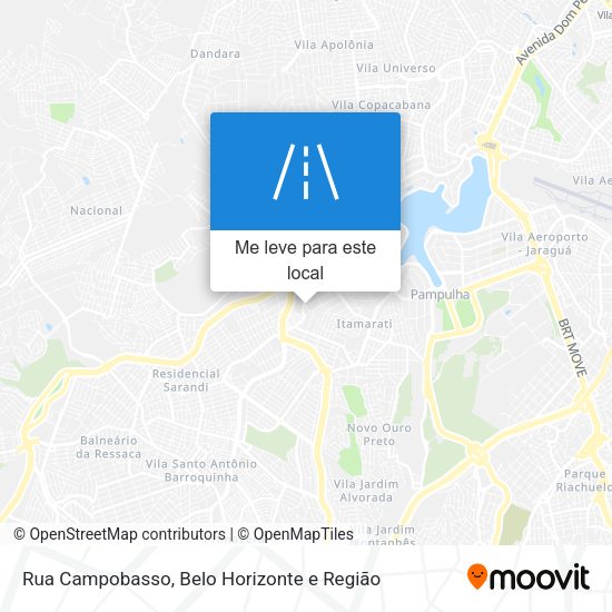 Rua Campobasso mapa