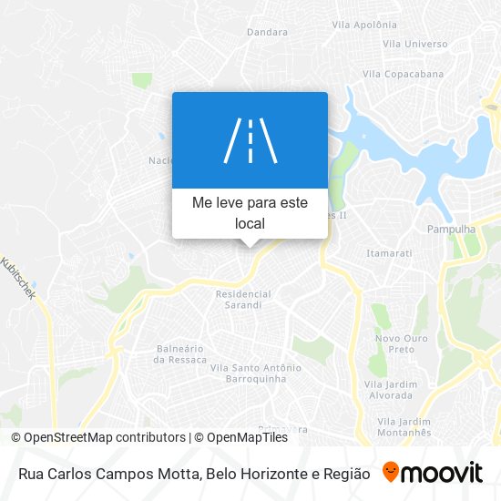 Rua Carlos Campos Motta mapa