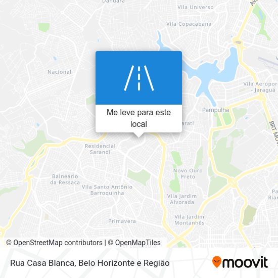 Rua Casa Blanca mapa