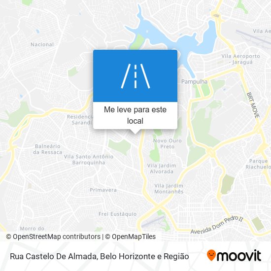 Rua Castelo De Almada mapa