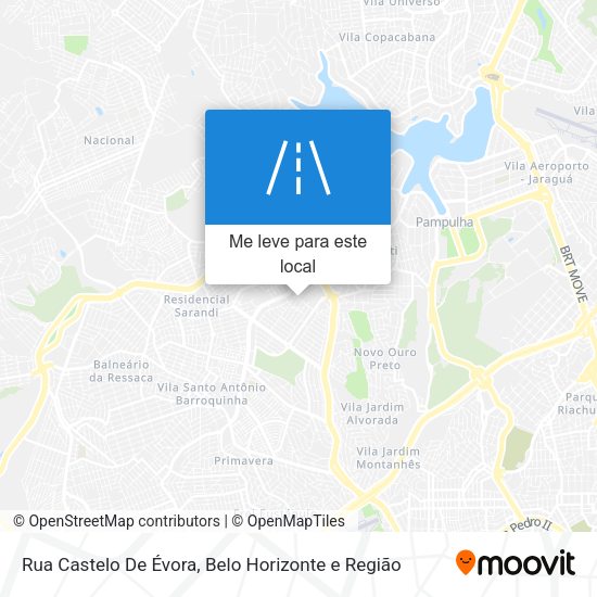Rua Castelo De Évora mapa