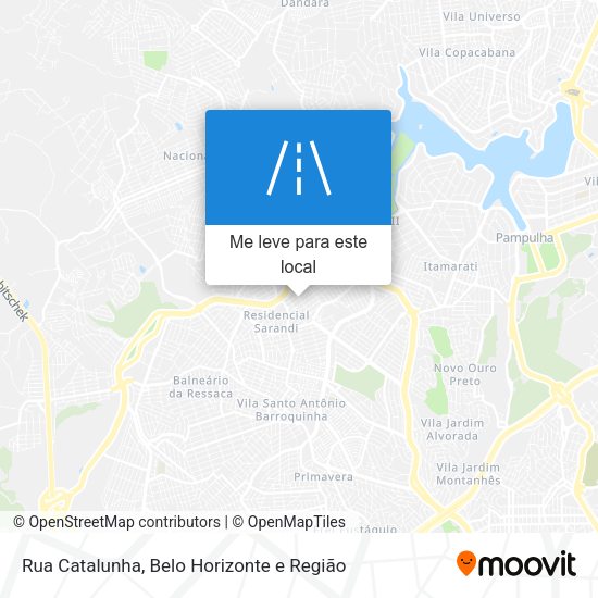 Rua Catalunha mapa
