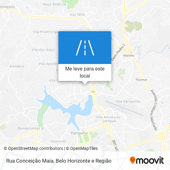 Rua Conceição Maia mapa