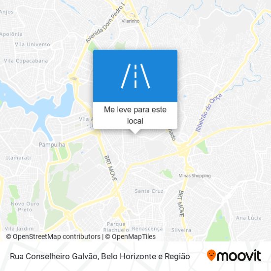 Rua Conselheiro Galvão mapa