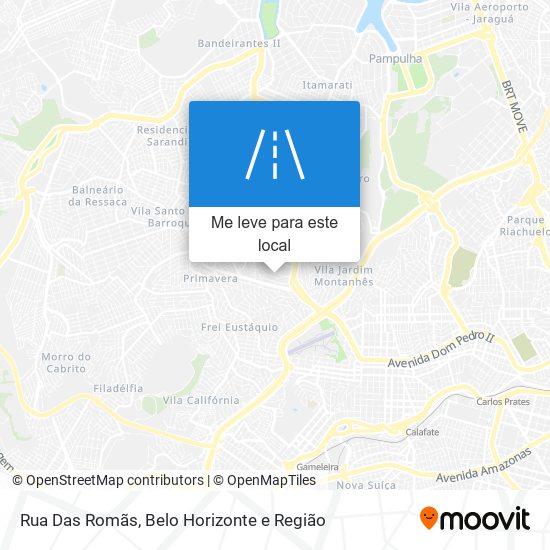 Rua Das Romãs mapa