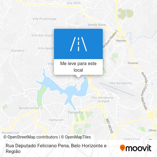 Rua Deputado Feliciano Pena mapa