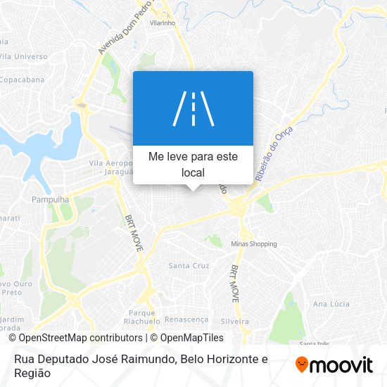 Rua Deputado José Raimundo mapa