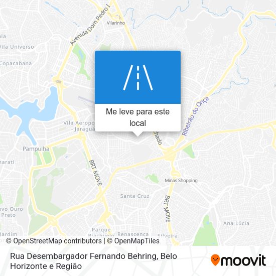 Rua Desembargador Fernando Behring mapa