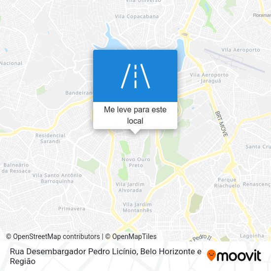 Rua Desembargador Pedro Licínio mapa