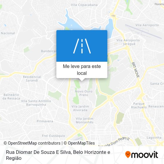 Rua Diomar De Souza E Silva mapa