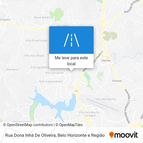 Rua Dona Inhá De Oliveira mapa