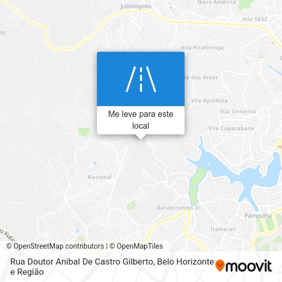 Rua Doutor Aníbal De Castro Gilberto mapa