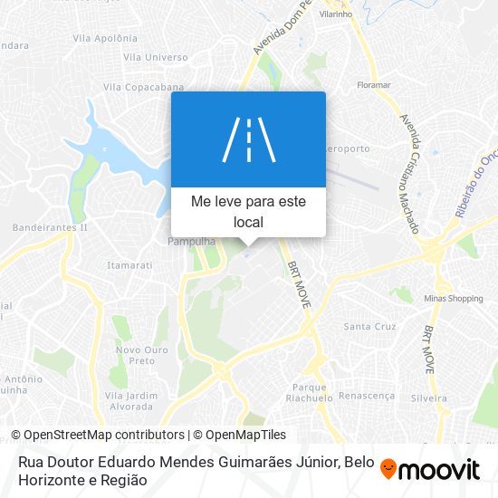 Rua Doutor Eduardo Mendes Guimarães Júnior mapa