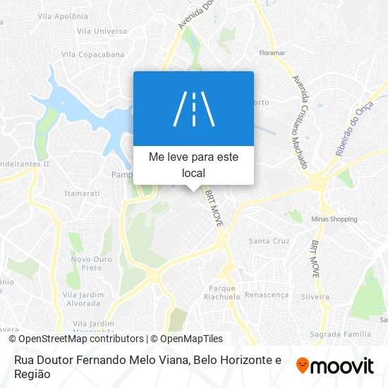 Rua Doutor Fernando Melo Viana mapa