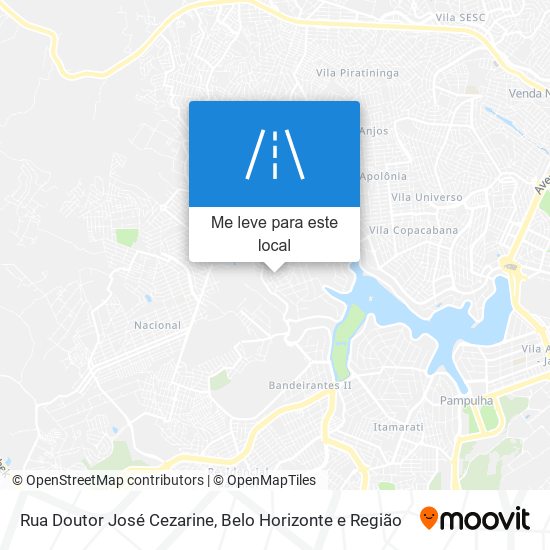 Rua Doutor José Cezarine mapa