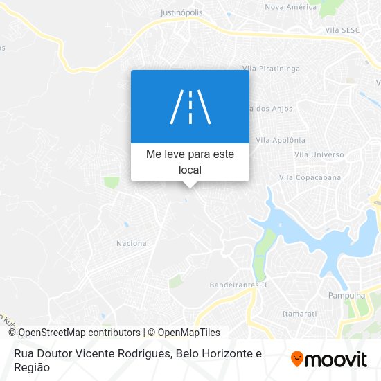 Rua Doutor Vicente Rodrigues mapa