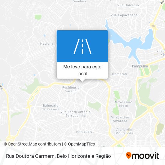 Rua Doutora Carmem mapa