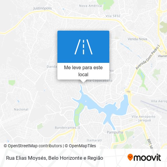 Rua Elias Moysés mapa