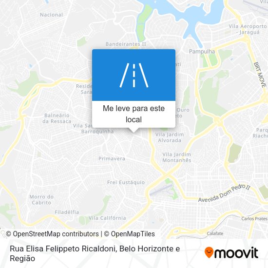 Rua Elisa Felippeto Ricaldoni mapa