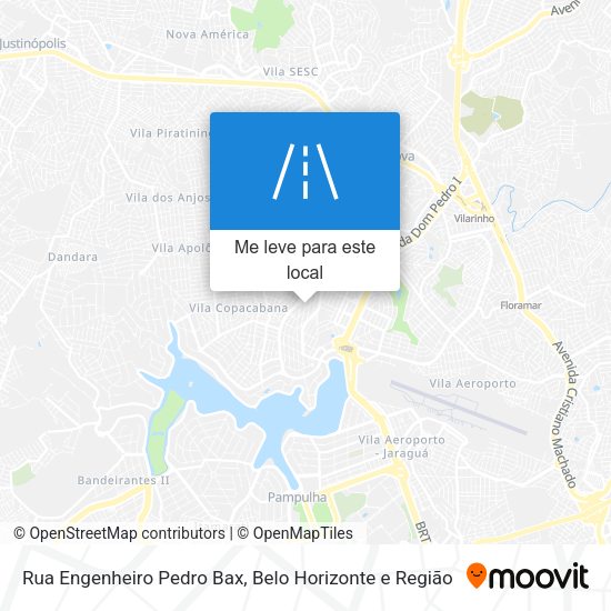 Rua Engenheiro Pedro Bax mapa