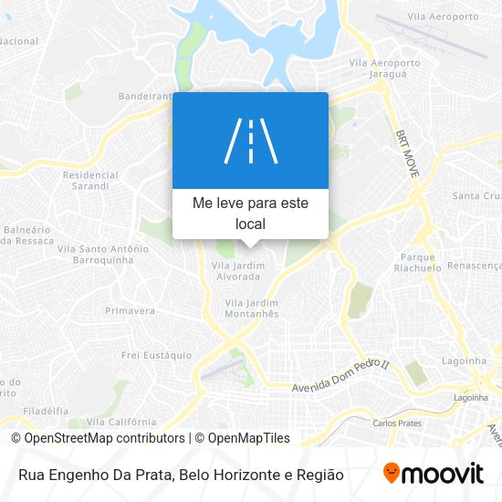Rua Engenho Da Prata mapa