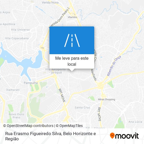 Rua Erasmo Figueiredo Silva mapa