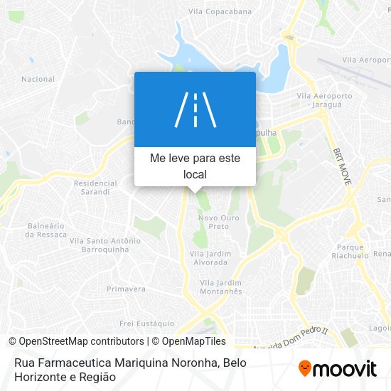 Rua Farmaceutica Mariquina Noronha mapa