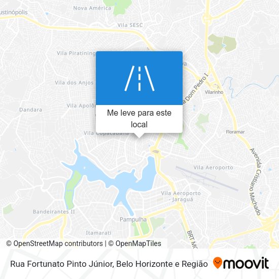 Rua Fortunato Pinto Júnior mapa
