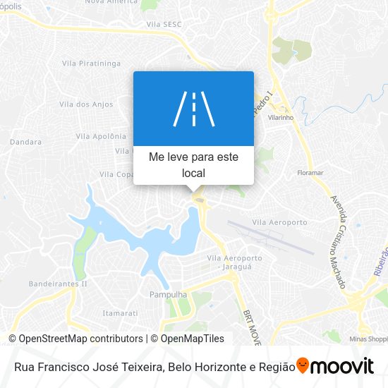 Rua Francisco José Teixeira mapa