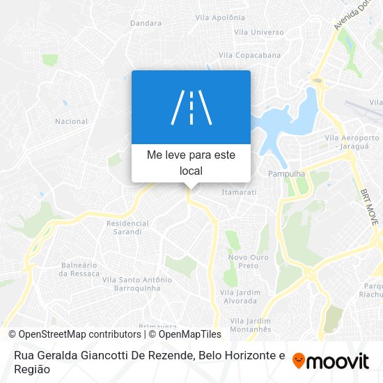Rua Geralda Giancotti De Rezende mapa
