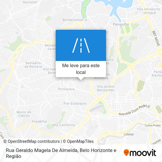 Rua Geraldo Magela De Almeida mapa